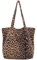 Groß Umhängetasche Schultertasche Damen Leopard Tragetasche, Canvas Handtasche Leopardenmuster Crossbody Tasche, Casual Einkaufstasche Shopper Tote Bag Für Alltag, Büro, Einkaufen, Schule (Stil B)