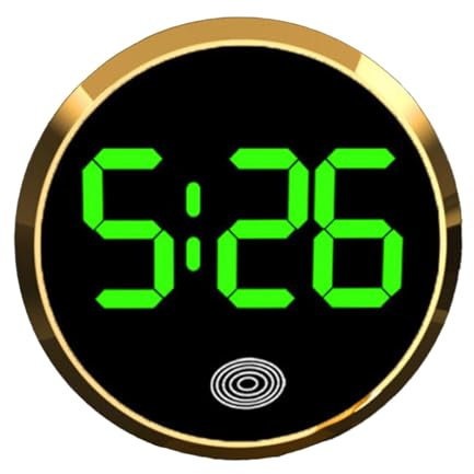 kivrimlarv Reloj de salpicadero de coche, reloj de pantalla táctil digital, reloj para salpicadero, accesorios elegantes para coche, reloj de coche para, sedán, reloj de salpicadero de