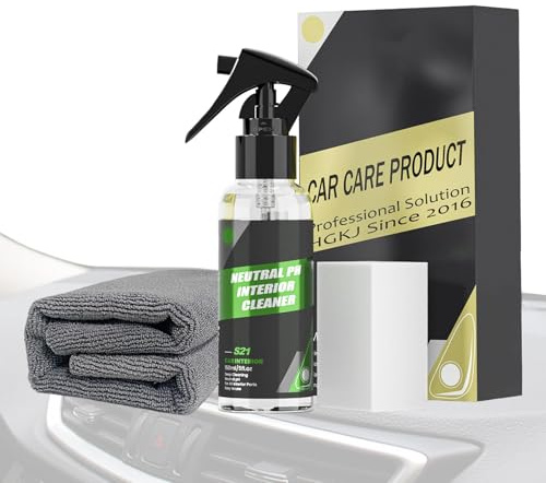 Auto-Innenreiniger – Leder-Fleckenentferner-Spray, Neutraler PH-Wert-Reiniger | Auto-Detailing-Fleckenentferner, Innenraum-Auto-Reinigungsspray, Autositz-Reiniger, Innenraum-Geruchsentferner Für Fahrz