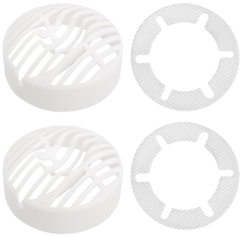 NHQZ 4 pezzi Filtro per capelli, set di scarico per doccia, filtro per capelli, set per scarico doccia, compatibile con scarico