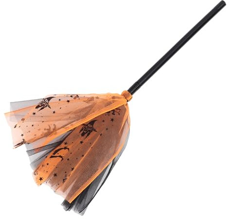 VICASKY Boys and Girls Witch Broomstick Halloween Witch Broomstick Decor Cosplay Lightweight Comfortable