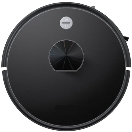 TIEOAXFT pour Poils d'animaux, sols durs, Tapis Aspirateur Robot et Balai combinés A20, Navigation LiDAR, Aspiration 3000 Pa, cartographie Intelligente, contrôle, for Poils d'animaux
