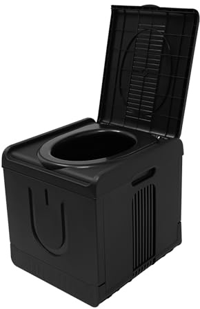PINYELIN Inodoro de camping, 70 l, inodoro seco, inodoro de camping, inodoro plegable para camping al aire libre