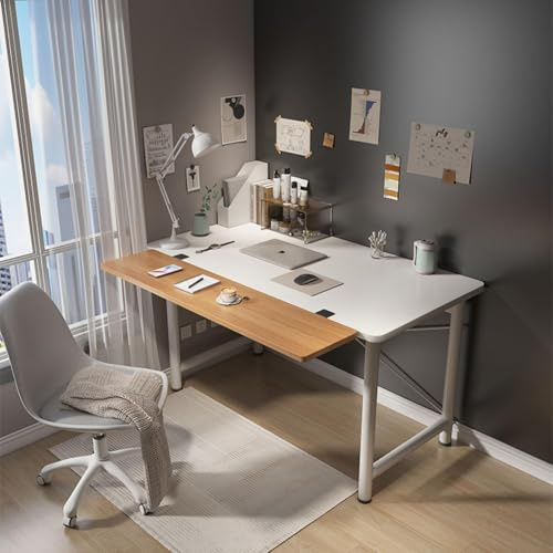 Tavolo da lavoro pieghevole regolabile, scrivania multifunzione con staffa in metallo rimovibile, per casa, ufficio e sala da pranzo, design compatto 75 x 24 cm, salvaspazio, colore B