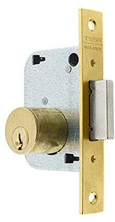 Tesa Assa Abloy 200130HL Cerradura De Embutir Para Puertas De Madera Bronce (Latonado) Entrada 30 mm 2001