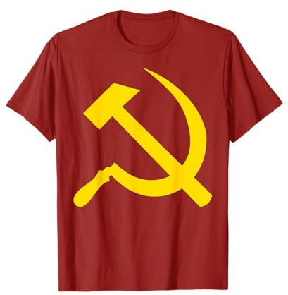 Sozialismus T-Shirt Kommunist Geschenke Hammer und Sichel T-Shirt