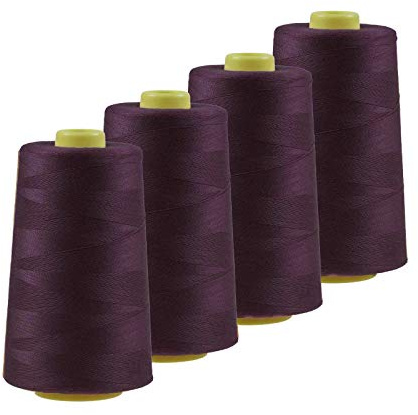 4 x 4572m Qualitäts Overlock-Garn Oeko-Tex Overlock Nähgarn Farben 621-660
