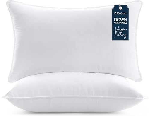 Utopia Bedding Pillows 2 Pack, (Super King Size, White) Hotel Quality Luxury Bed Pillow for Back, Stomach or Side Sleepers