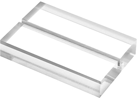 JINMURY 10 Pack 3 Klare Acrylschild - Displayhalter-Acryl-Hochzeit Schildhalter, Acryl-Tischkartenhalter, Tischnummern-Schlitzständer für Hochzeitsempfänge, Veranstaltungen, Café, Buffet
