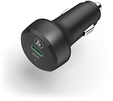 Hama Kfz-Ladegerät Power Delivery (PD)/Qualcomm, 25 Watt, schwarz