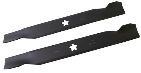 SECURA Messerset 2 Messer kompatibel mit Cooper Yard Pro Taga 92cm Rasentraktor 532127841 532138496 532126338