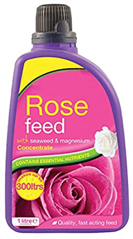 ZOPPER Rose Feed Concentrate with Seaweed & Magnesium Promotes Fuller Blooms a Specially Blended Liquid Feed for Roses & Flowering Plants 1 Liter