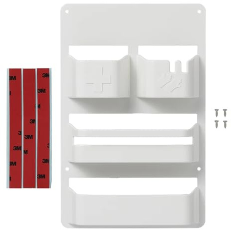 ProPlus 230094 Organiseur de rangement pour trappe de service pour caravane, camping-car, caravane Dimensions : 28 x 18 x 4,8 cm avec ruban adhésif M3