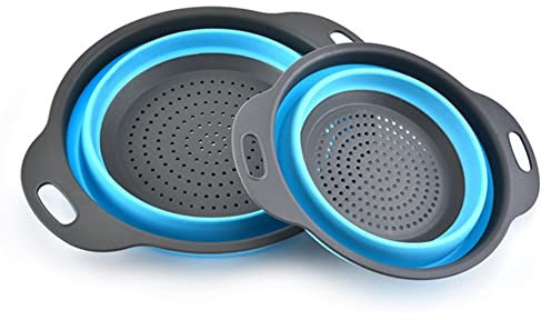 Tassety Passoire pliable avec poignées pour égoutter les pâtes, légumes, fruits