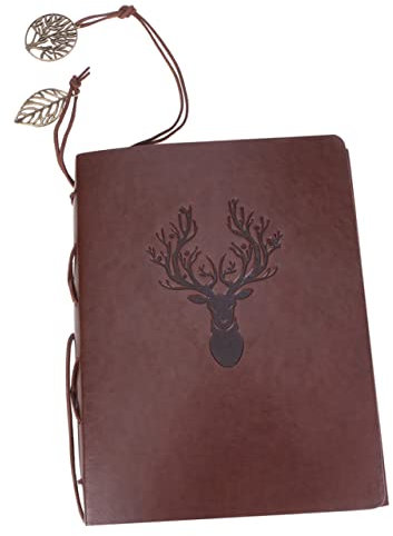 FUNOMOCYA Scrapbook Vintage Fotoalbum Für Bilder Personalisierbar Mit Abnehmbaren Seiten Für Hochzeiten Und Reisen Kreatives Erinnerungsbuch Für Familien