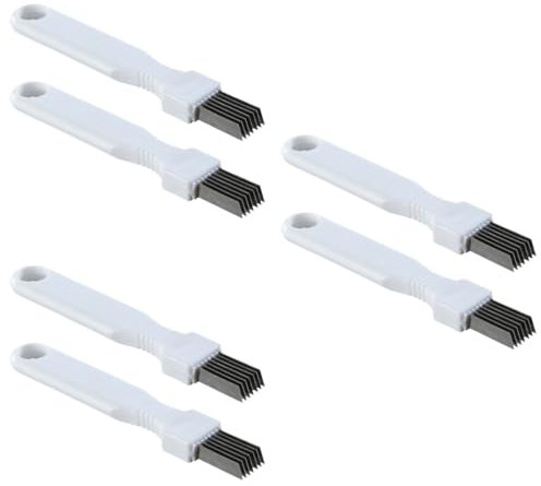 Cabilock 6 Stk Zwiebel schneiden blühender Zwiebelschneider Küchenzwiebelschneider Fetzen Halter für Schalotten Küchenhobel für Frühlingszwiebeln Rostfreier Stahl Weiß