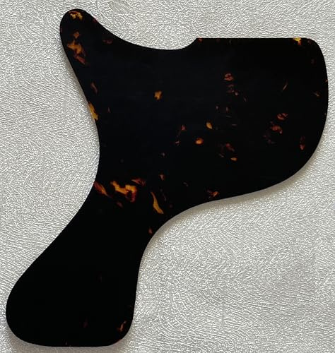 Plektrumschutz für Gibson Les Paul Junior 1958 DC Style Gitarre Pickguard (1-lagig, braune Schildkröte (Nein))