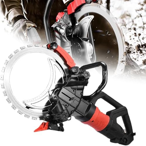 Sega Elettrica Toroidale per Calcestruzzo da 16 Pollici con Sistem di Abbattimento Polveri ad Acqua, Sega Elettrica per Calcestruzzo da 8980W, Sega Circolare per Calcestruzzo