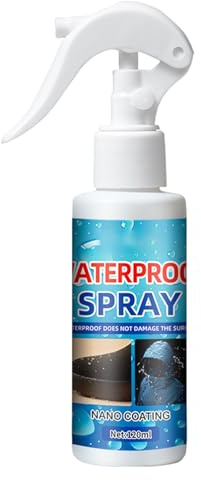 Spray impermeabilizante para zapatillas, 120 ml, nano-sellado para zapatillas de tenis, protección de zapatos de niebla, para textiles, algodón, punto sombrero de cuero