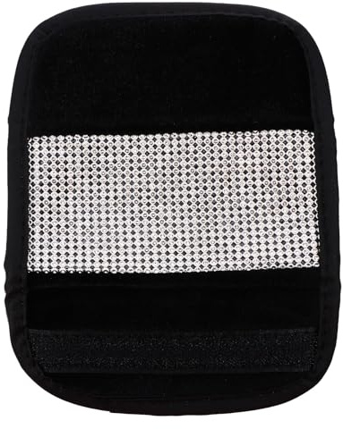 Abaodam Copricambio in Pelle Pu per Auto Motivo Diamante Protezione per Cambio e Freno Mano Antiscivolo e Facile da Installare