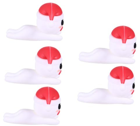 LRXIYODE 5pcs Christmas Protective Cover for Data Cable Snowman Design Cable Saver for USB Charging Wire for Holiday Wrapping