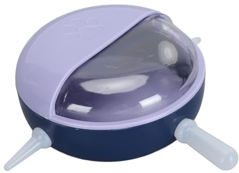Hamwesh Mangeoire à Lait pour Chiot, 5 Tétines pour Chiots Nouveau-nés, Chatons, Biberons pour Chiots pour l'allaitement avec Couvercle pour Dispositif d'allaitement Anti-étouffement pour Animaux