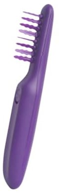 MALUGOGO Pettine Elettrico Dual Use in Abs per Massaggio e Styling Capelli, Spazzola Elettrica Professionale senza Batteria, per Capelli Bagnati e Asciutti