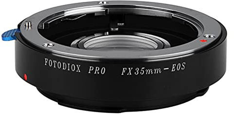 Fotodiox Pro – Adattatore per obiettivi Fuji Fujica X-Mount 35 mm to Canon EOS EF Mount DSLR Camera Body for Canon EOS 1d, 1ds, Mark II, III, 5d, Mark II, 7d, 10d, 20d, 30d, 40d, 50d, 60d, Digital Rebel Series, 300d, 350d, 400d, 450d, 500d, 550d