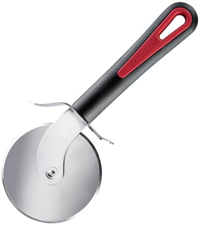 Westmark Pizzaschneider/Teigrad, ø 7,6 cm, Länge: 20,5 cm, Rostfreier Edelstahl/Kunststoff, Gallant, Schwarz/Rot, 29282270