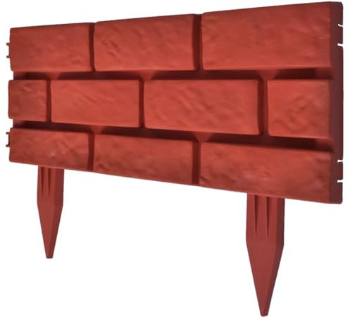 vidaXL 11x Rasenkante Gartenpalisade Beeteinfassung Beetumrandung Gartenzaun