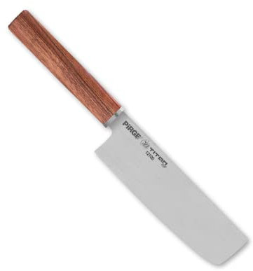 Pirge prosharp Coltello da Cucina Tradizionale Giapponese Professionale | Coltello a Sushi in Acciaio Inox | di Alta qualità | Resistenza a la corrosione | Impugnatura ergonomica in Legno di Rosa