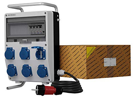 Doktorvolt Distributeur de courant de construction TD-S/FI 6 x 230 V SKHU