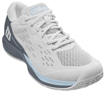 WILSON Rush Pro Ace Pickleball White/Stormy Weather/Baby Blue 11 B (M)