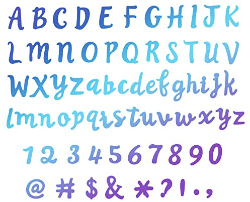 INFUNLY 71pcs Alphabet Die Cuts Letters Numbers Cutting Dies Metal Dies Cut Capital A-Z Alphabets Cutting Dies for Card Making Embossing Stencil DIY Scrapbooking Mother's Day