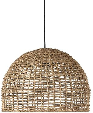PR Home of Scandinavia Cebu Pendelleuchte - handgeflochtenes Rattan, 44x57x57 cm, E27-Fassung, perfekt für Tischlampen & Pendelleuchten, Boho-Stil, ideal für Wohnzimmer, Essbereich & Außenbereich