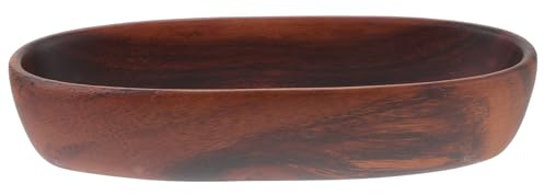 PRETYZOOM Snack Coffee Table Food Desktop Platter Dried Fruit Rectangle Plate Plate Breakfast Wooden tv Tray Creative Wood Tray Wooden Jewelry Bread Oval Serving Set