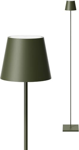 SIGOR Nuindie 2.0 LED Akku-Stehleuchte, tannengrün | Dimmbar • Indoor & Outdoor • IP54 • 120 cm • USB-C • 12 h Leuchtdauer