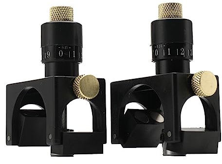 NICCOO 2x Hobelmesser Einstelllehre, Verstellbares Hobelmesser für 75mm-125mm Einstellung Holzbearbeitung Einstellhilfe Werkzeug, magneteinstelllehre für hobelmesser