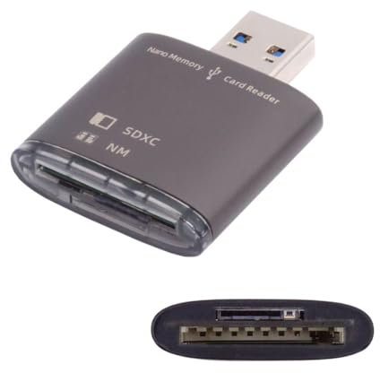 chenyang Adaptateur 2 en 1 Nano Memory Card et carte SD vers USB 3.0 Plug & Play