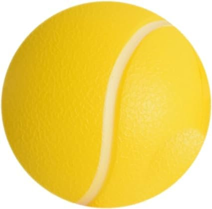 Handübungs-Ball, gelber Tennisball, weicher Quetschball für Widerstandstraining, Angstlinderung für Jugendliche und Erwachsene