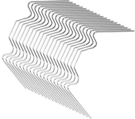 FONDOTIN 100pezzi Clip w Inossidabile Per Fissaggio Da Serra Per Rinforzare Pannelli Di e Durante Tempeste e Piogge Intense