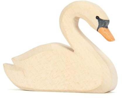 Ostheimer - 15901 - Schwan, Holz, Handarbeit, 7,9cm x 6cm x 2,5cm