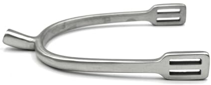 Equine Smile ES1076 Matt Prince of Wales Reitsporen Edelstahl, Damen 25 mm | Spur Sporen zum Reiten, hochwertiger Damen Herren Reitsport Zubehör Boot Spurs
