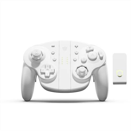 NYXI Wizard 2 Manette Switch, Joystick TMR Hall Manette Switch sans fil, gâchettes réglables, NFC, boutons programmables, gyroscope 6 axes, HD Rumble pour Switch/Gamecube/PC/Wii