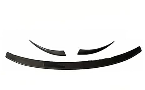 aileron arrière Voiture pour Porsche pour Macan 2014-2017 ABS Noir Brillant Coffre arrière Voiture becquet Moyen Kit carrosserie Accessoires(Glossy Black)