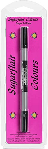 Sugarcraft Sugarflair Farbe Zucker Kunst Stift Lakritze schwarz