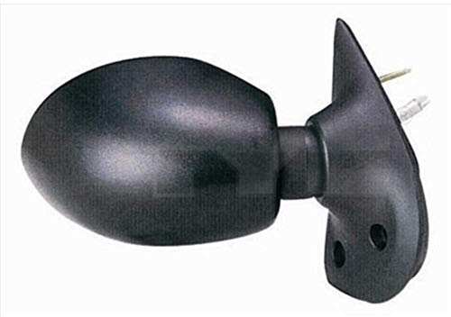 1 x Miroir extérieur droite (côté passager) pour Twingo modèles 03/1993-08/98 DAPA 3280067, Centre, noir