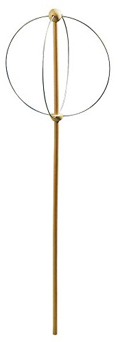 Rayher 6107000 Gestell, für Dekobaum, Höhe 102 cm, Stab 1,5 cm ø, Metallringe 30 cm ø, Osterpalmen, Eierbaum, traditioneller Osterschmuck Palmsonntag, Osterbaum, auch für Herbstdekorationen