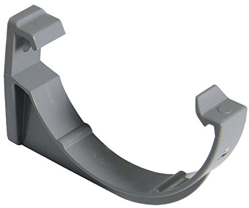 O' SO EEZY 76mm (Fascia Bracket) Grey Miniflo Guttering for shed, Porch, Conservatory, Out Building, etc Full Range NOT for Standard House guttering