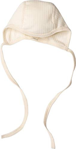 Cosilana, Baby Häubchen/Mütze, 45% KBA Baumwolle, 35% kbT Wolle, 20% Seide (62/68, Natur)